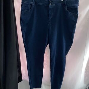 Lane Bryant WO size 28 PLUS SIZE high rush skinny jeans good clean condition